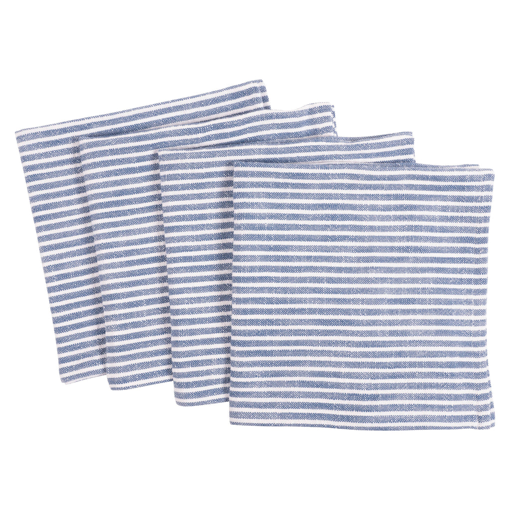 KAF Home Monaco Slubbed Cotton Dinner Napkins - Set of 4