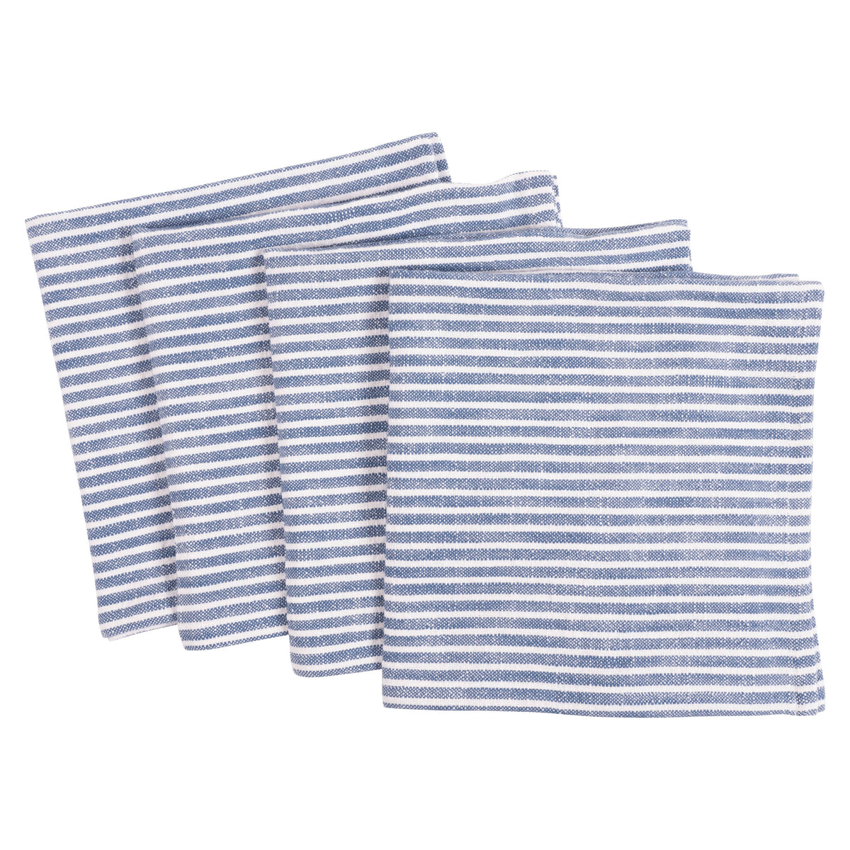 KAF Home Monaco Slubbed Cotton Dinner Napkins - Set of 4