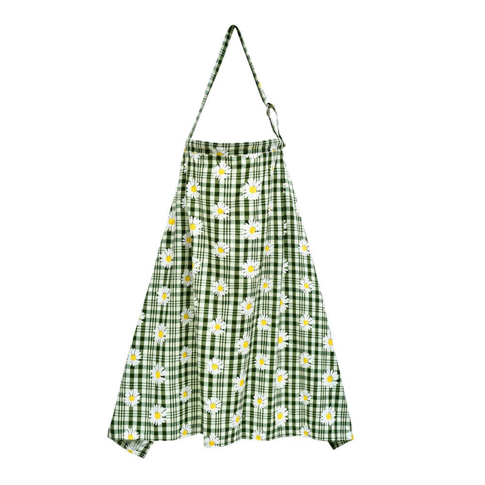 Cotton Nursing Cape with Floral Prints for Moms