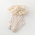 Princess Lace Baby Socks Cotton Breathable Mid-Calf Socks