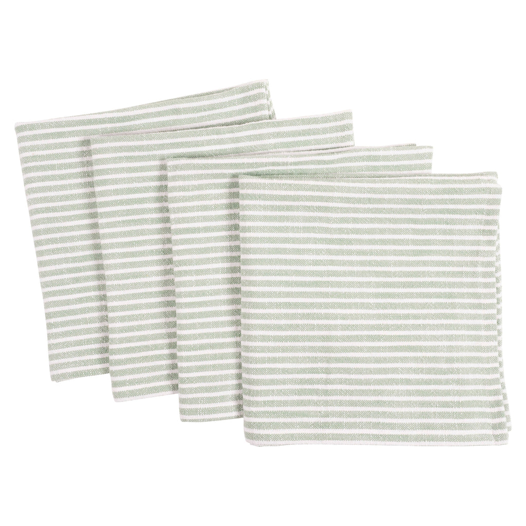 KAF Home Monaco Slubbed Cotton Dinner Napkins - Set of 4