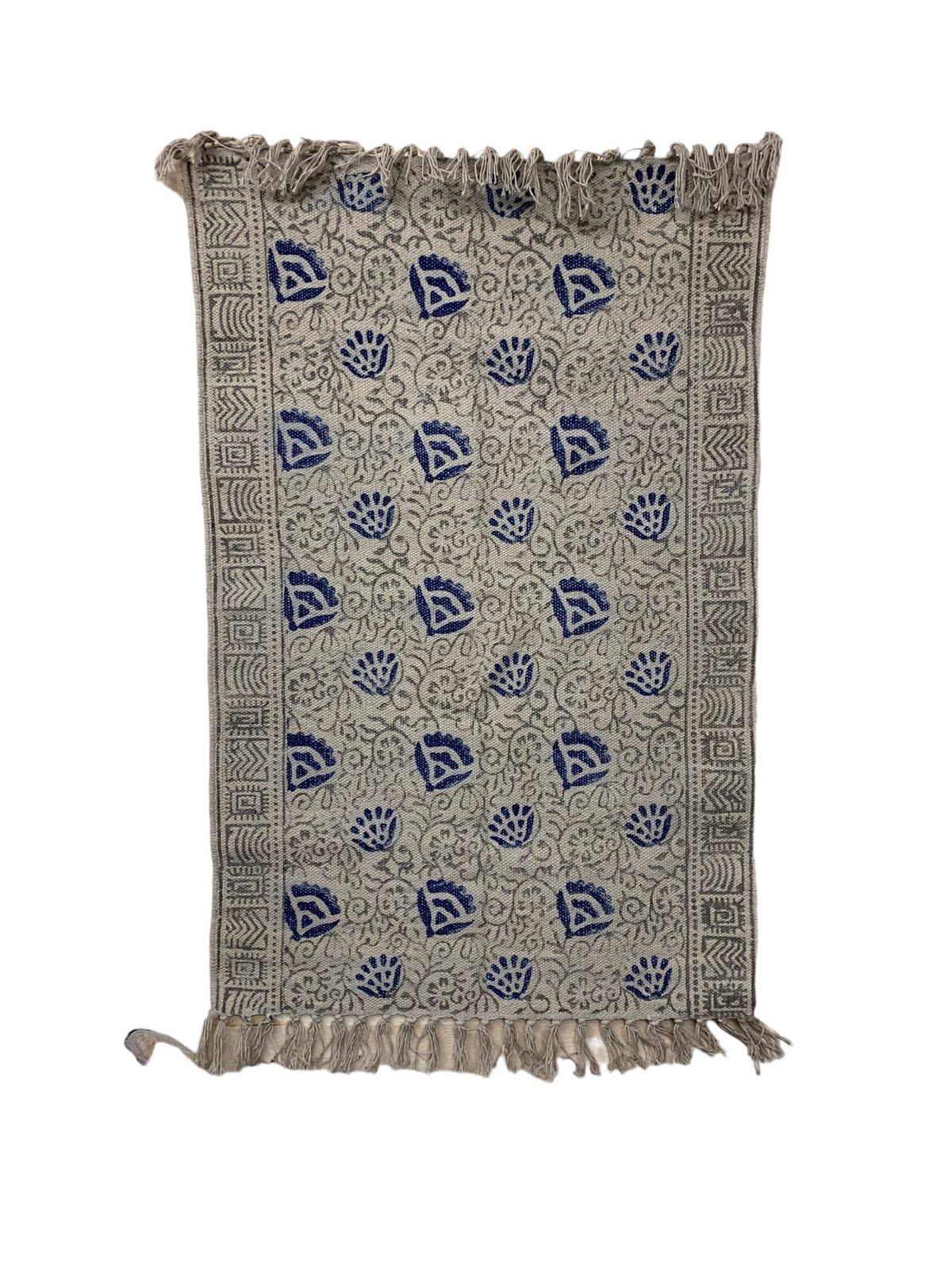 Cotton Canvas Throw Rug (2' x 3' & 3' x 5')