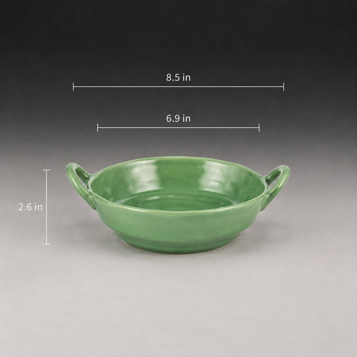 Irregular Handcrafted Ceramic Bowl with Handles